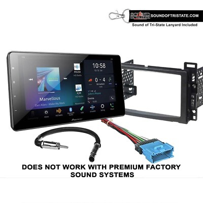 Pioneer DMH-WC6600NEX Digital HD Media Receiver Install kit fits 04-09 Chevrolet