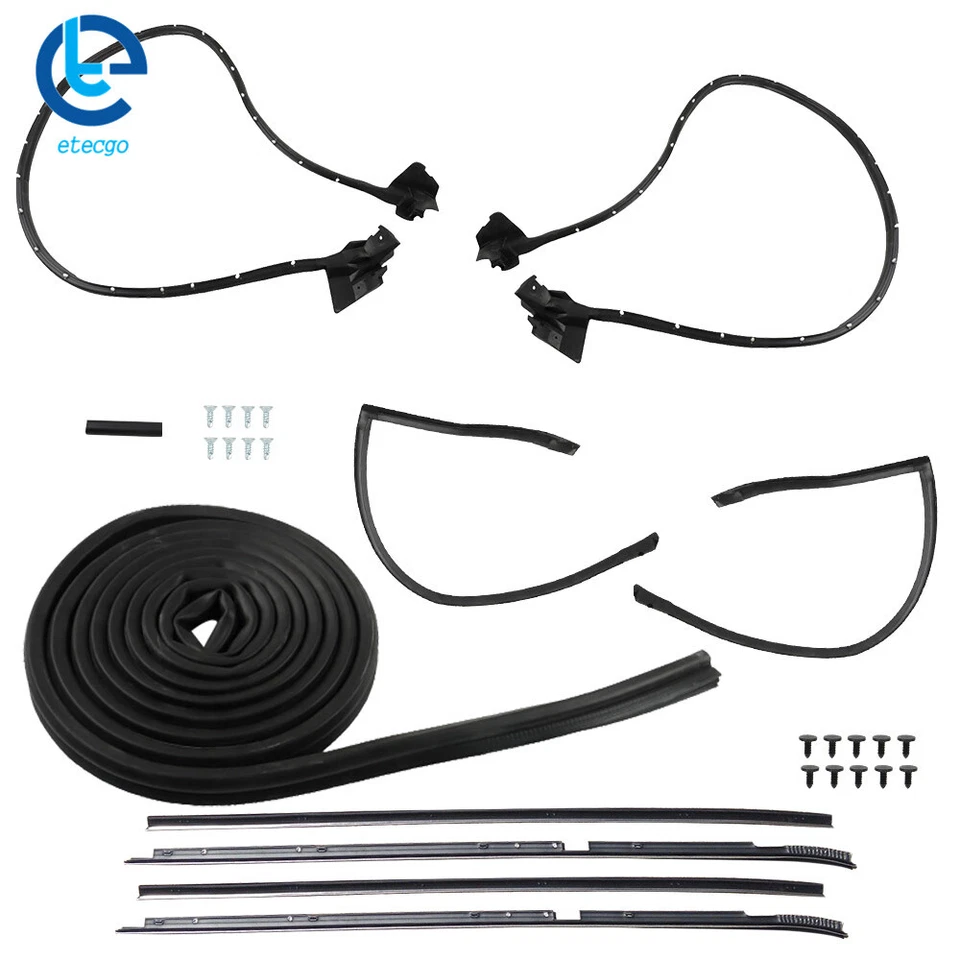 Weatherstripping Seals Kit Fit For 81-88 Buick Regal Oldsmobile Cutlass Supreme Foto 3 de 4