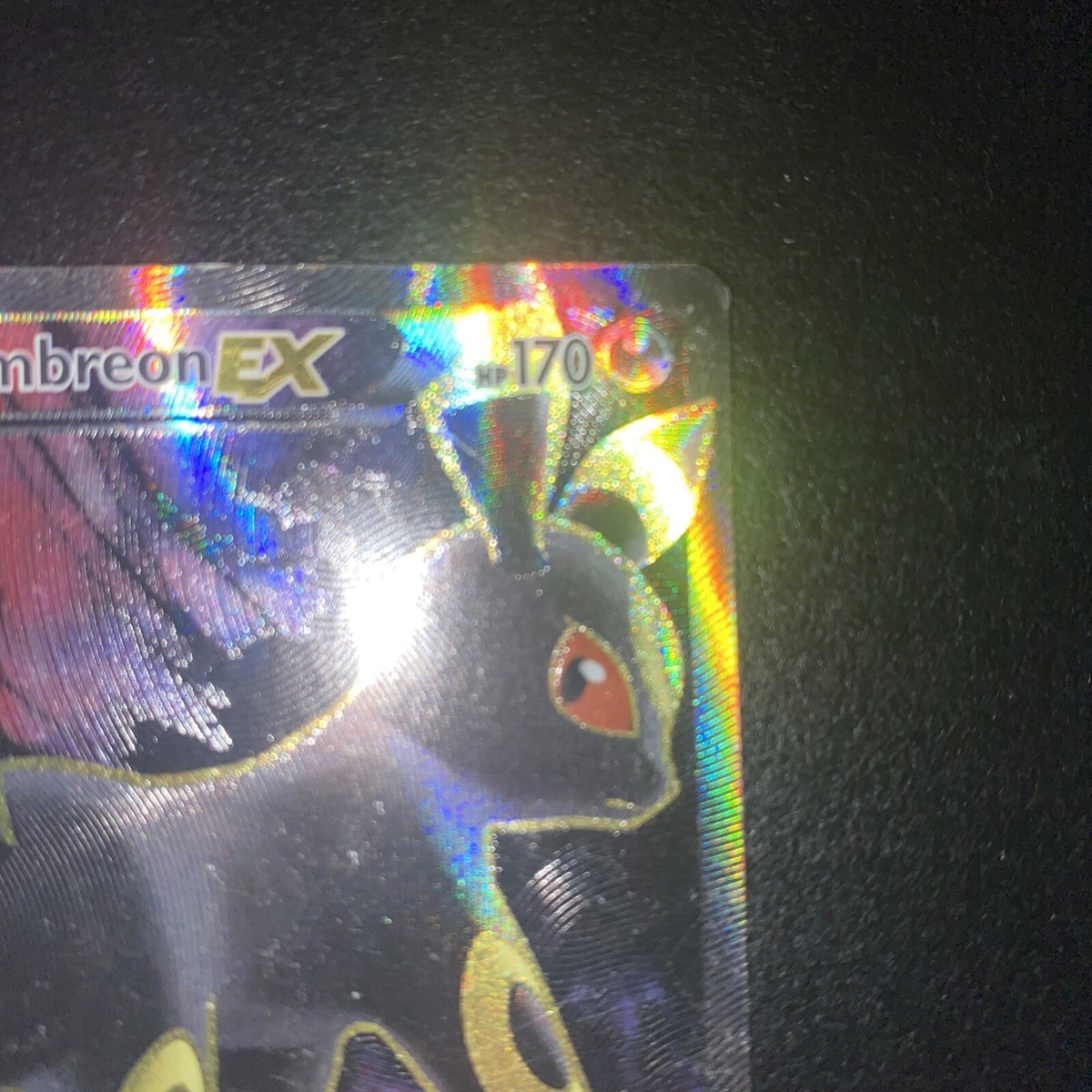 Umbreon Ex Full Art Fates Collide Set 119/124 Rare Textured