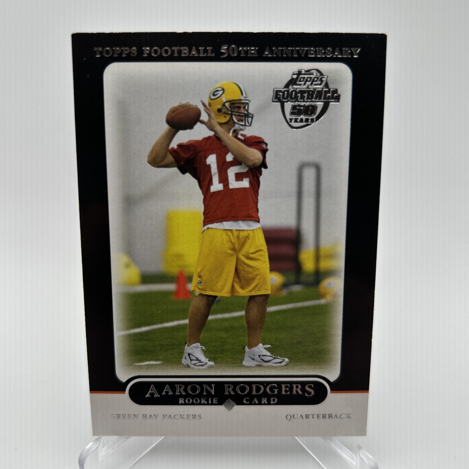 2005 Aaron Rodgers Topps - Black #431 Rookie Card Black Border SP Packers Jets