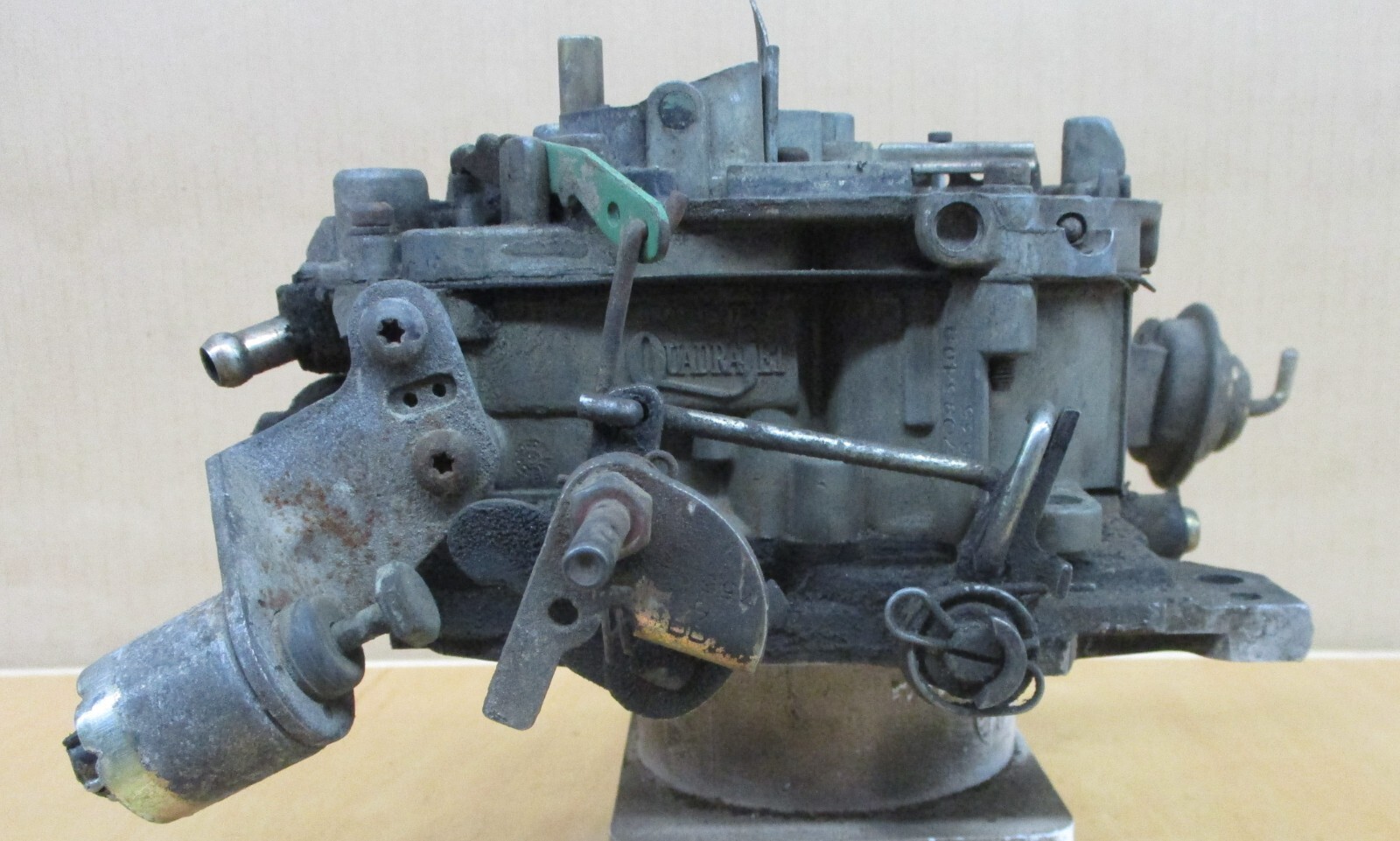 USED 4 BARREL ROCHESTER QJET CARBURETOR 17085408 1635 R4M4ME 8587