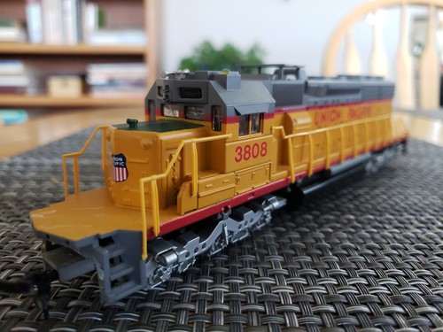 Vintage HO scale Bachmann Union Pacific SD40-2 #3808 Diesel Locmotive