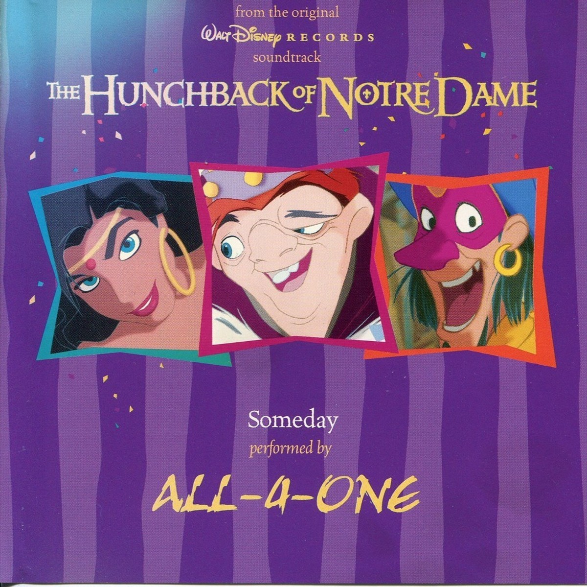 【未開封】　All-4-One/サムデイ　ノートルダムの鐘　　　 シングルCD Someday (From The Hunchback of Notre Dame Soundtrack) by All-4-One