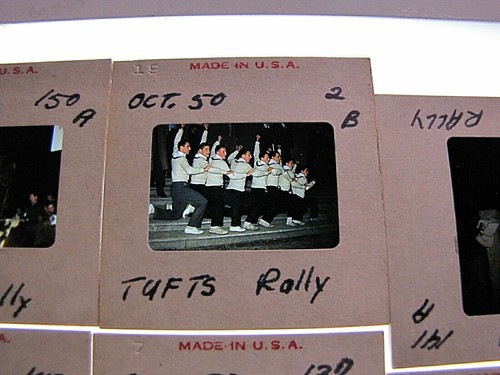 1950 35mm Amateur Kodachrome Color Film Slides Tufts University Student Rally - Picture 3 of 8