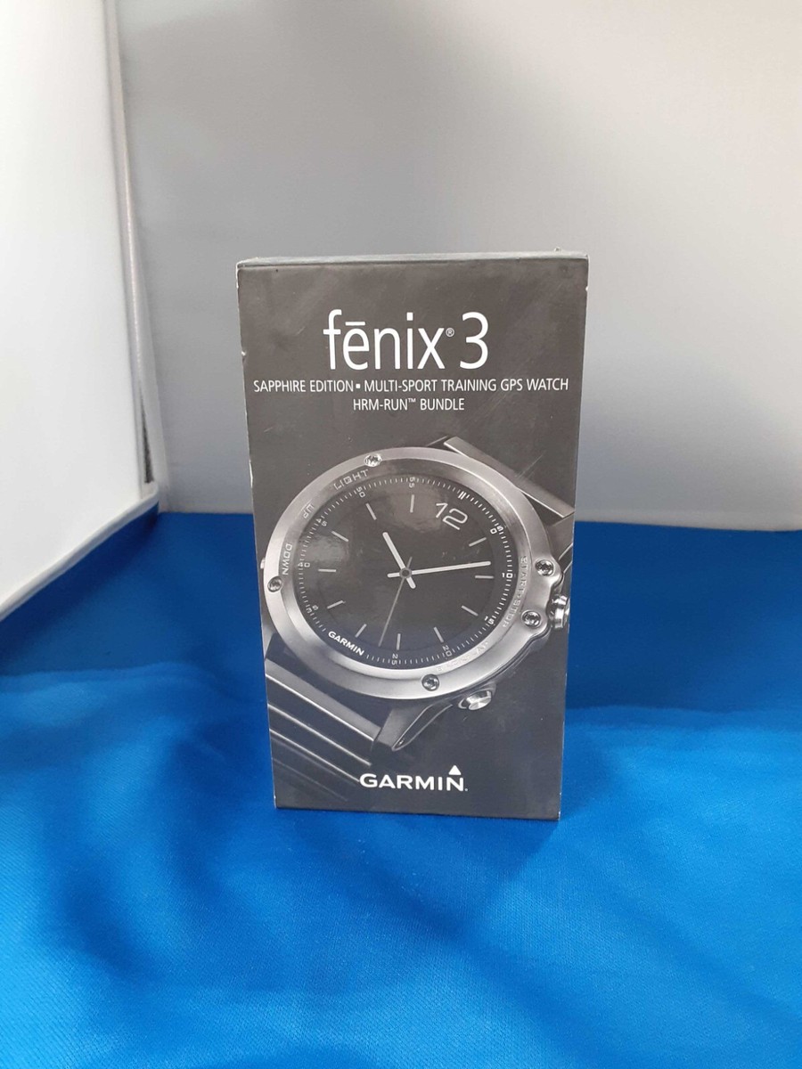 Garmin fēnix 3 HR Sapphire Watch GPS Sport Triathlon Fitness Garmin fēnix 3 HR Sapphire Watch GPS Sport Triathlon Fitness