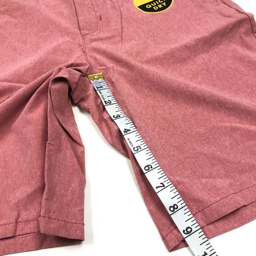 Cat & Jack Boys Size 14 Husky Flat-Front Shorts Adjustable Waist Red - Picture 4 of 10