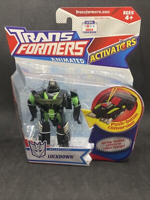 Sealed! TRANSFORMERS ANIMATED Activators Deluxe Decepticon LOCKDOWN 2008 TF1