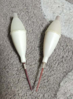 Fishing rod float bite indicator Phosphorus collapsible float USSR 2 pieces