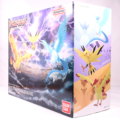 100% Origina Bandai Pokemon Escala Articuno Zapdos Moltres