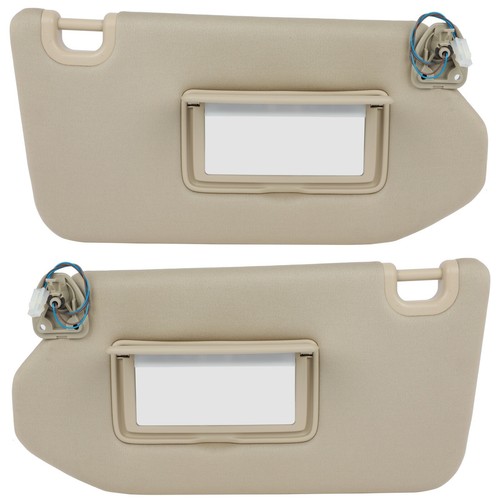 For Nissan Pathfinder 2013-2018 PASSENGER DRIVER Side Tan Car Sun Visor - Picture 10 of 16