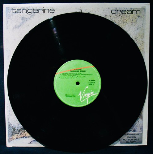 Tangerine Dream: Cyclone~Near Mint Prog Promo Album~VIRGIN #V 2097~Canada Import - Imagen 2 de 4