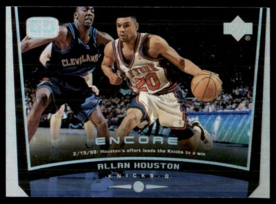 1998-99 Upper Deck Encore Game Dated Allan Houston #56