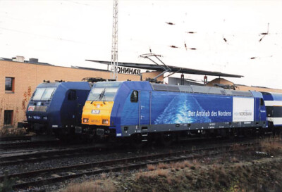 Foto NOB 146 520-2 Bombardier Traxx 185 Hennigsdorf 12/2005 ca. 10x15cm V4441g