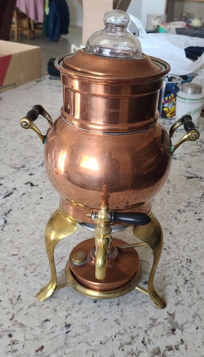 Antique Landers Frary and Clark Universal 06 Copper and Antique Landers Frary and Clark Universal 06 Copper and