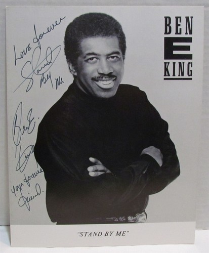 Ben E King Autographed Photo, Stand By Me