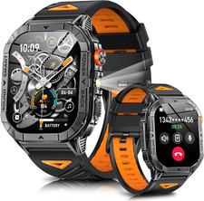 Smart Watch for Men Answer/Make Calls ,2.13'' Fitness Smart Watch for Android a