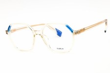 NEW Furla VFU578 07T1 Transparent Beige 53mm Eyeglasses