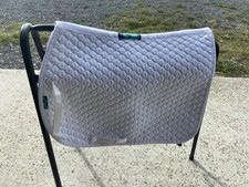 fast BRANDNEU Griffin Nuumed weiß Schabracke Numnah S/Pony GP Club Quilt