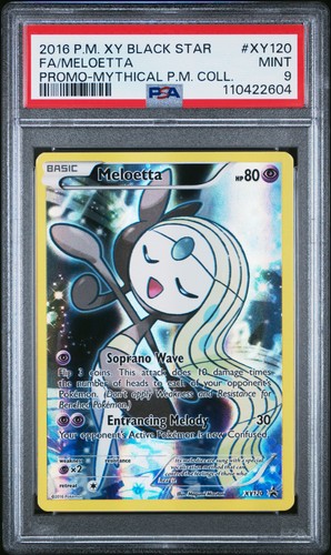 Meloetta graded PSA 9 for sale on eBay