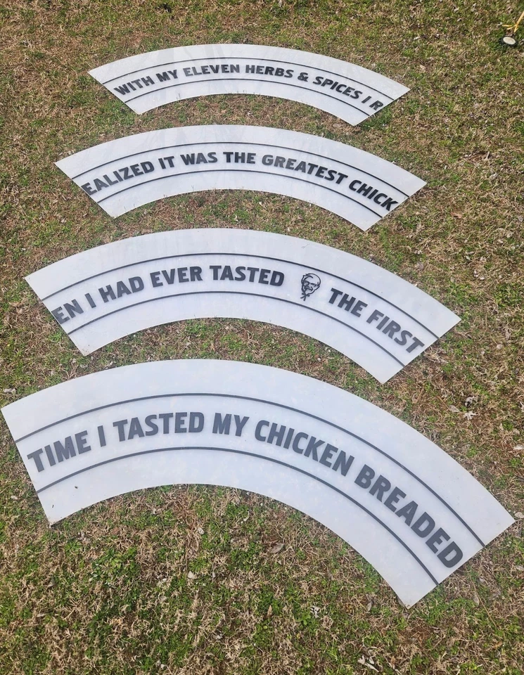 Lámpara colgante de techo KFC cubo exhibición Kentucky pollo frito Foto 4 de 4