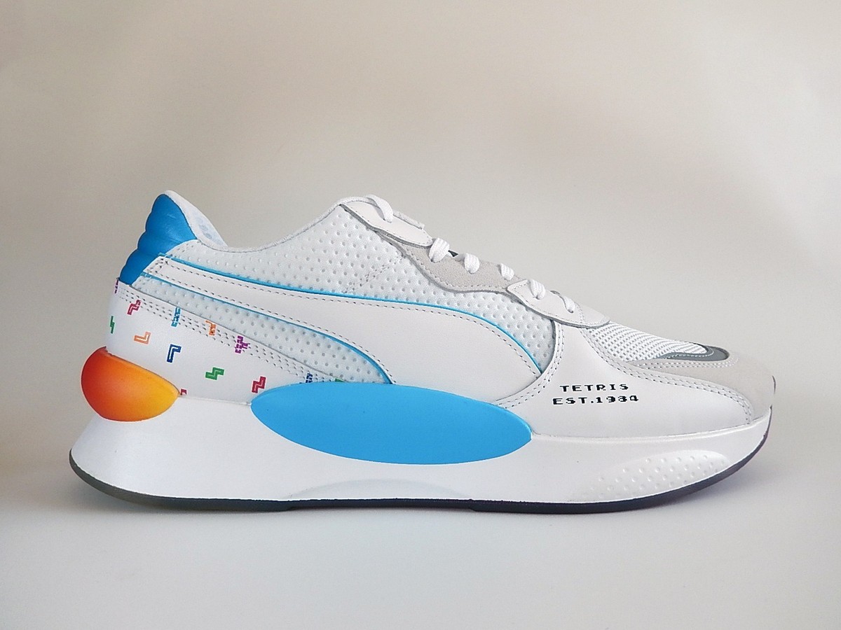 サボリーノ Be happy!! Tetris x Puma RS 9.8 White men's shoes sz 10.5 sneakers 372490-01