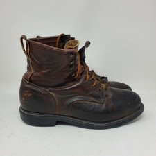 Red Wing Mens 4451 Diamond Back Supersole Steel Toe Logger Boots 13 D USA Made