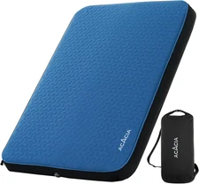 4" Thick Self Inflating Sleeping Pad with Foam, Innovative Y-Shaped Telescopic S