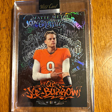 Wild Card Matte Metal Graffiti 2026 Joe Burrow Cincinnati Bengals MMGTj07-JB