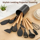 44pcs Silicone Utensils Set spoon, spatula, whisk, grater, pasta server, turner