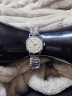 Vintage Timex Ladies Mechanical Handwind Watch Hong Kong Stretch Band Running