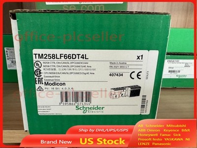 The new TM258LF66DT4L PLC programmable controller delivers fast