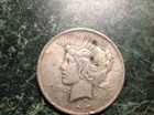 1923 Peace Dollar (purple/blue)