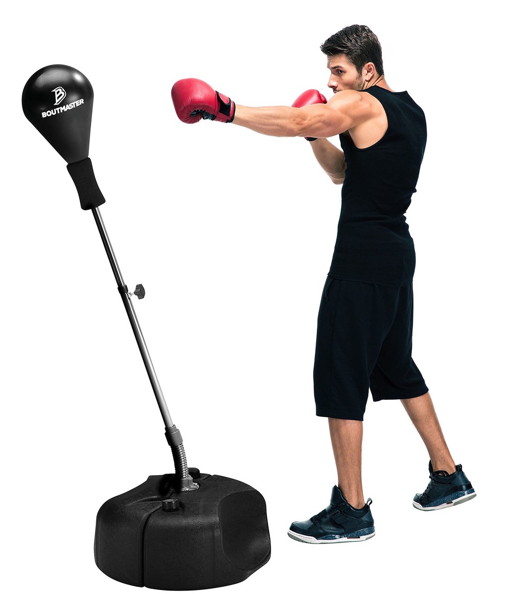 Adjustable Punching Bag with Stand Boxing Equipment for Fitness Training