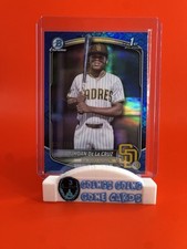 2025 Bowman Chrome Prospects Jhoan de la Cruz BCP223 1st Blue Reptilian /150