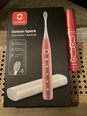 New sealed Oclean Spark Sonic Electric Toothbrush And Candy Cane Toothpaste