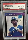 1989 KEN GRIFFEY JR DONRUSS ROOKIE #33 PSA 10 MARINERS HOF (251)