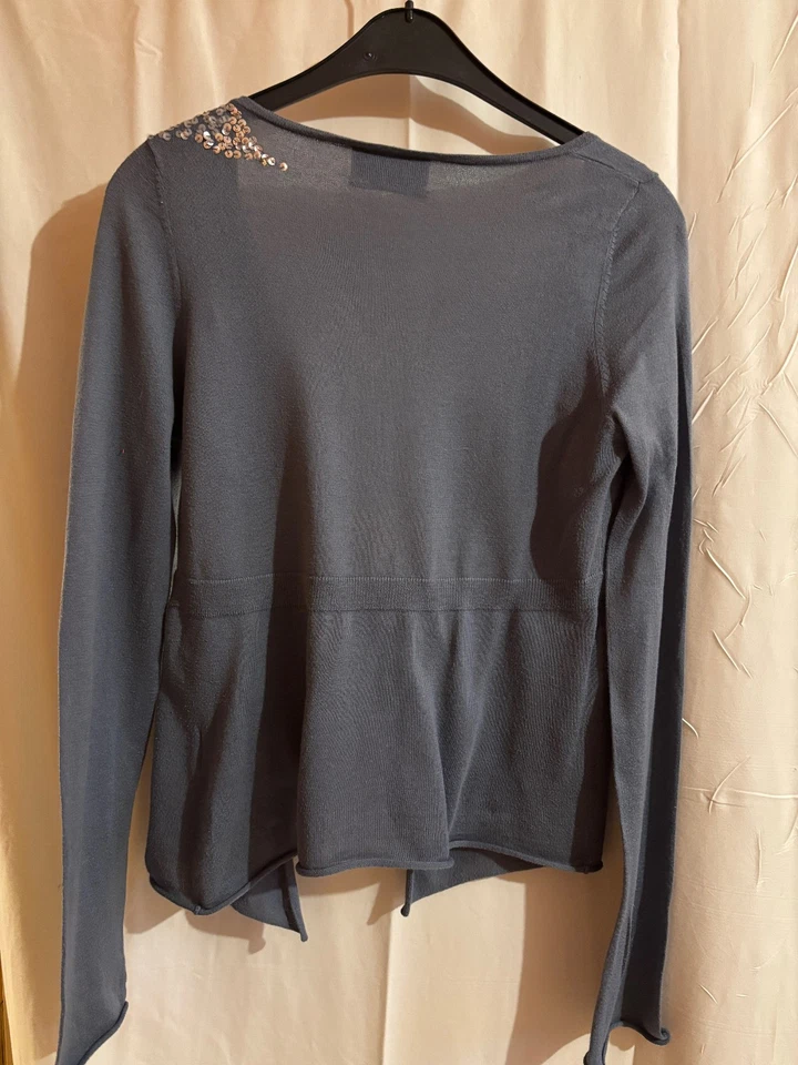 ZADIG & VOLTAIRE  cardigan gilet taille 1 ou 36 gris en coton - Photo 3/3