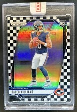 2024 Panini Prizm Caleb Williams Black and White Checker Rookie RC #301 Bears