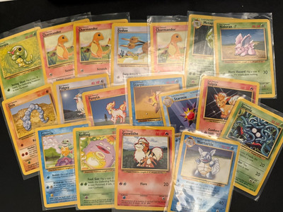 Pokemon TGC | Shadowless / Base Set WOTC 1999 | Alle LP | C/UC | Kombiversand