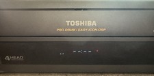 Toshiba M454 VCR 4 Head VHS Video Cassette Player Recorder With Remote Perfect