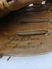 Vtg Spalding JIM PALMER staff 42-243 11.5" Leather Players Baseball Glove LEFT