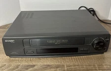 Sharp VC-A542U 4 Head VCR VHS Player Video Cassette Recorder Tested Works Excel!