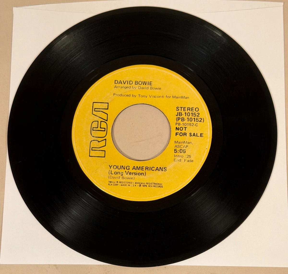 David Bowie 45 RPM Speed Vinyl Records for sale | eBay