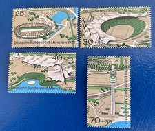 Germany  1972 Olympics Scott B489a-d stamps from sheet MNH