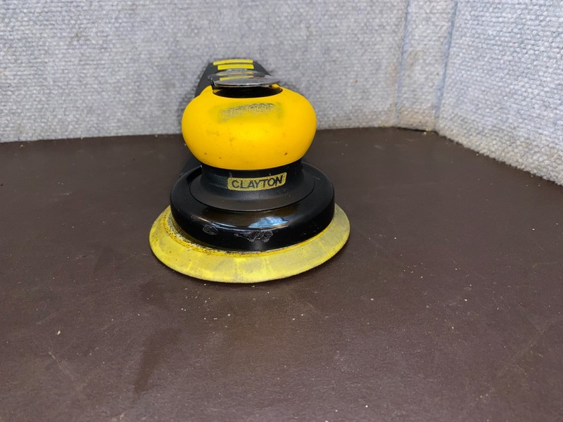 CLAYTON 5" RANDOM ORBITAL SANDER PNEUMATIC (3/16 ORBIT) 12,000 RPM