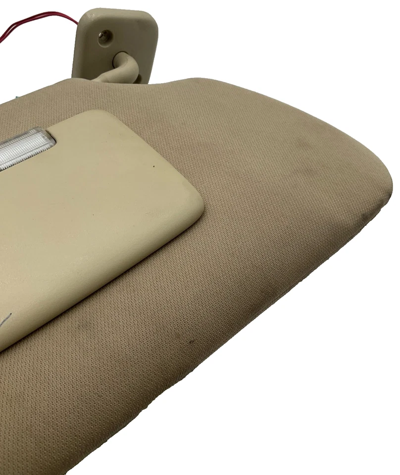 Parasol Ford Flex 2013-2019 pasajero derecho color beige OEM con espejo retrovisor Foto 3 de 4