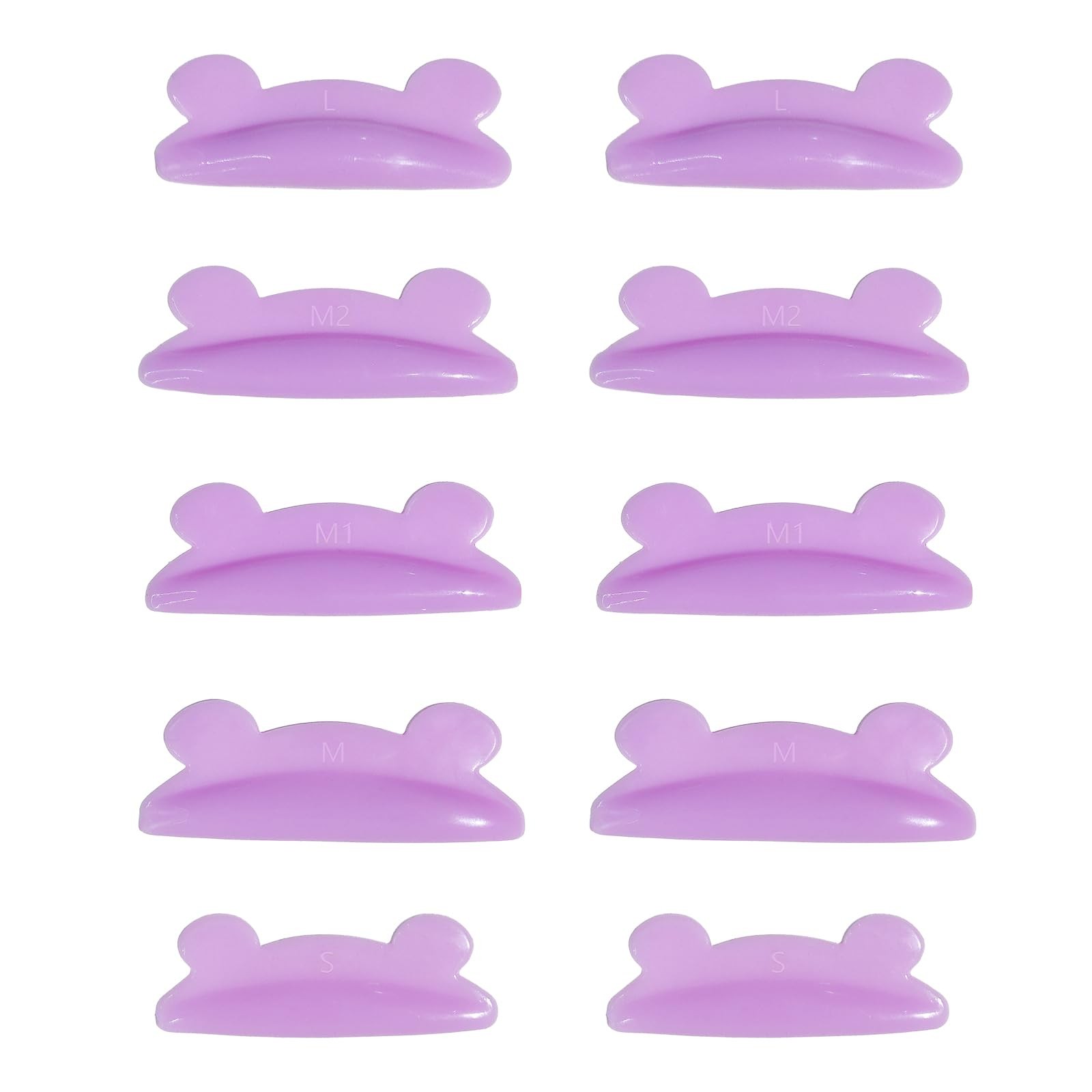 Pad rehaussement de cils super collant applicateur silicone pour recourbement cils permanent