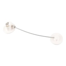 (White)Refrigerator Lock Combination Design Strong Metal ABS Multifunction▏