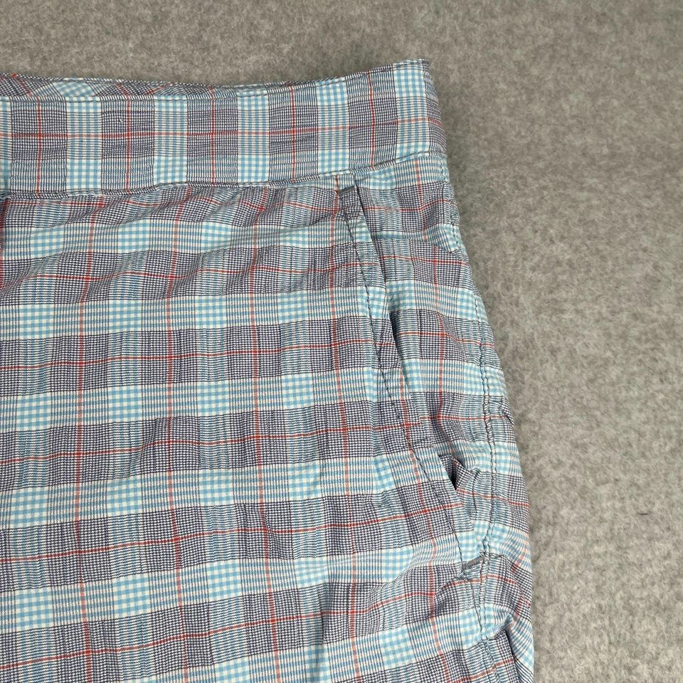 Tommy Bahama Pantalones Cortos Para Hombres 42 Azul A Cuadros Rendimiento Nylon Chino Exterior Hombres *44 Foto 2 de 4