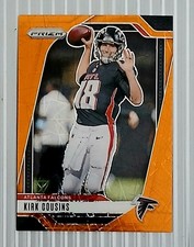 2024 Panini Prizm #10 Kirk Cousins Orange Lazer Atlanta Falcons